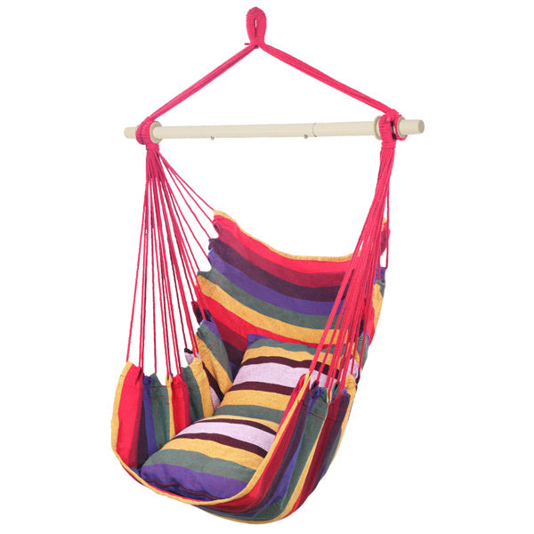 CozyCloud™ – Rainbow Hanging Chair with 2 Cushions - [[Product type]] | Buffy's