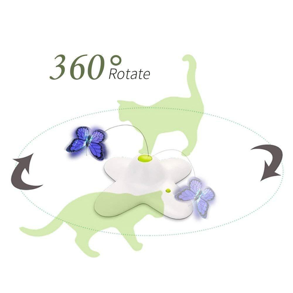 Flutter Bug Butterfly Cat Toy - Interactive Teaser Pet Kitty Play - [[Product type]] | Buffy's