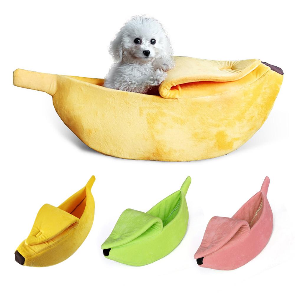 Funny Banana Cat Bed House Cute Cozy Cat Mat Beds - [[Product type]] | Buffy's