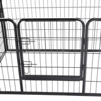 PawHut 49" 4 Panel Black Pet Playpen Heavy Duty Puppy Cat Dog Pen - [[Product type]] | Buffy's