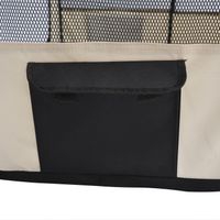 PawHut 49.2-inch Soft Pet Playpen Folding Tent Kennel Puppy Cat Dog - [[Product type]] | Buffy's