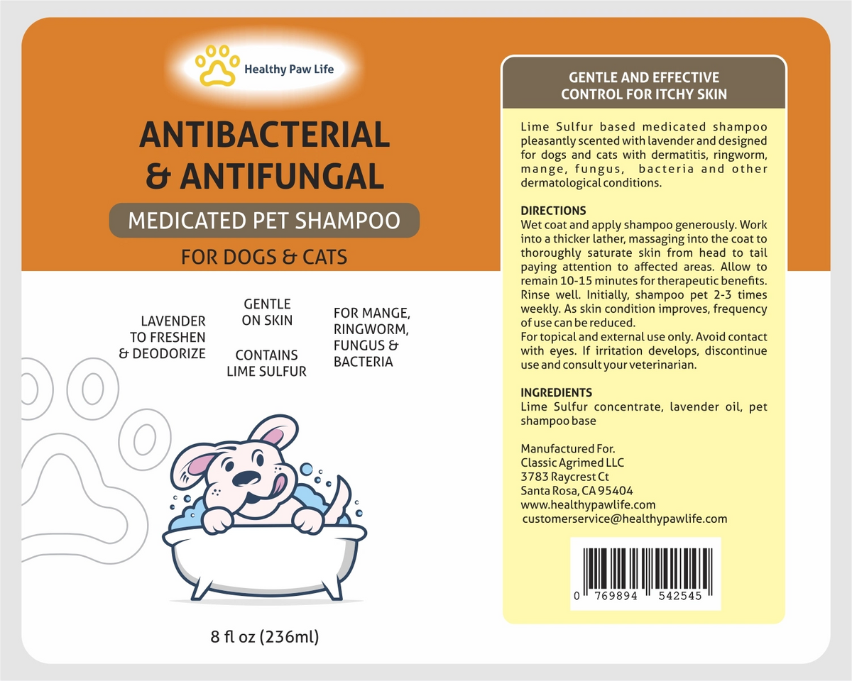 Lime Sulfur Pet Shampoo Pet Care and Veterinary Solution Safe for Pet - [[Product type]] | Buffy's