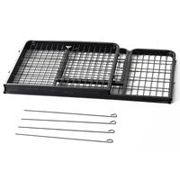 PawHut 49" 4 Panel Black Pet Playpen Heavy Duty Puppy Cat Dog Pen - [[Product type]] | Buffy's