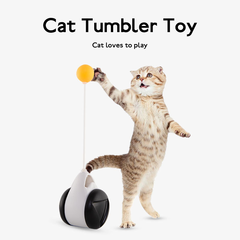 Tumbler Balanced Wheel Swinging Ball Cat Toy - [[Product type]] | Buffy's