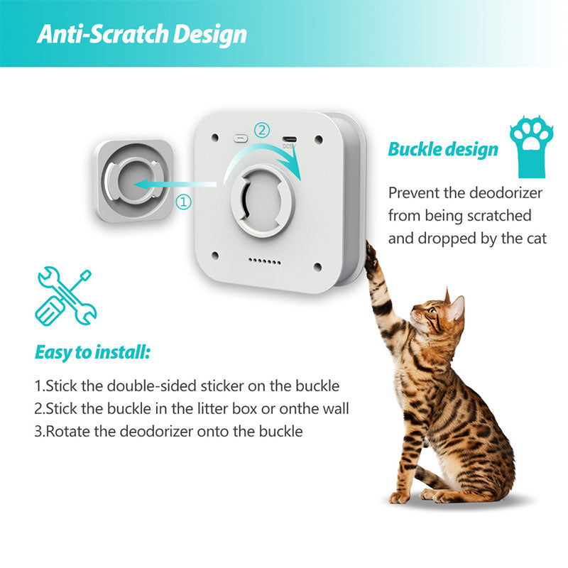 Smart Cat Odor Purifier for Cat Litter Box Deodorizer Dog Air Cleaner - [[Product type]] | Buffy's