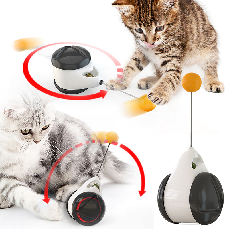 Tumbler Balanced Wheel Swinging Ball Cat Toy - [[Product type]] | Buffy's