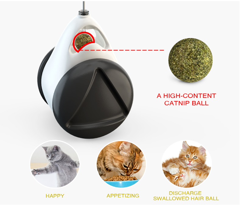 Tumbler Balanced Wheel Swinging Ball Cat Toy - [[Product type]] | Buffy's