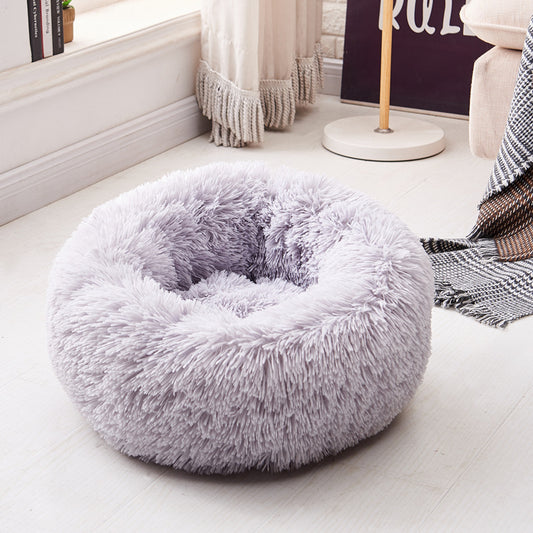 Super Soft Long Plush Comfy Calming Pet Bed - [[Product type]] | Buffy's