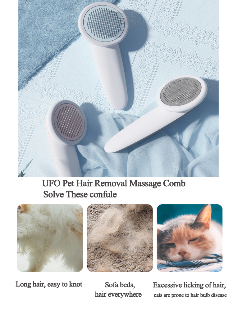 UFO Pet Massage Comb Cats Dog Grooming Combs Brush - [[Product type]] | Buffy's