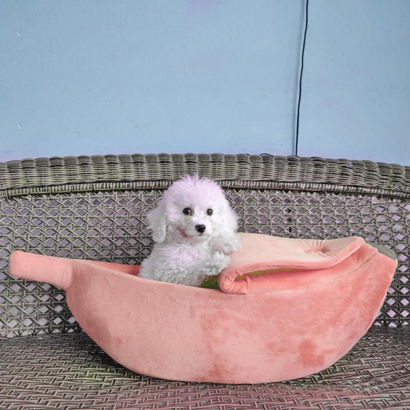 Funny Banana Cat Bed House Cute Cozy Cat Mat Beds - [[Product type]] | Buffy's