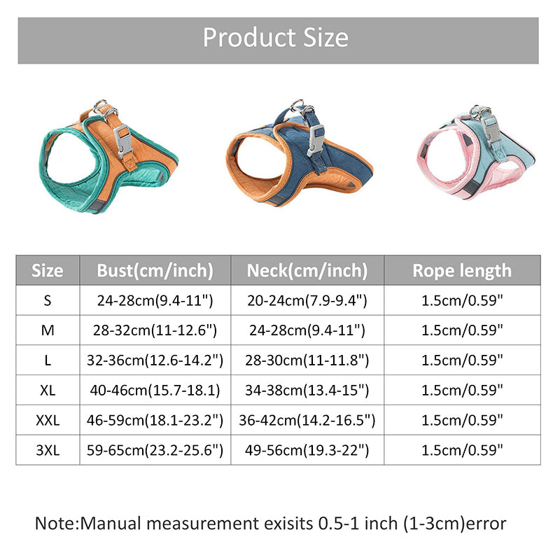 Adjustable Cat Harness With Leash Set Reflective Vest Pet Harnesses - [[Product type]] | Buffy's