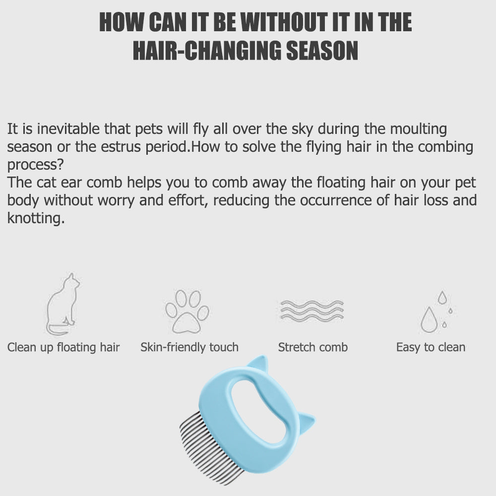Pet Massage Brush Pet Grooming Massage Tool To Remove Loose Hairs - [[Product type]] | Buffy's