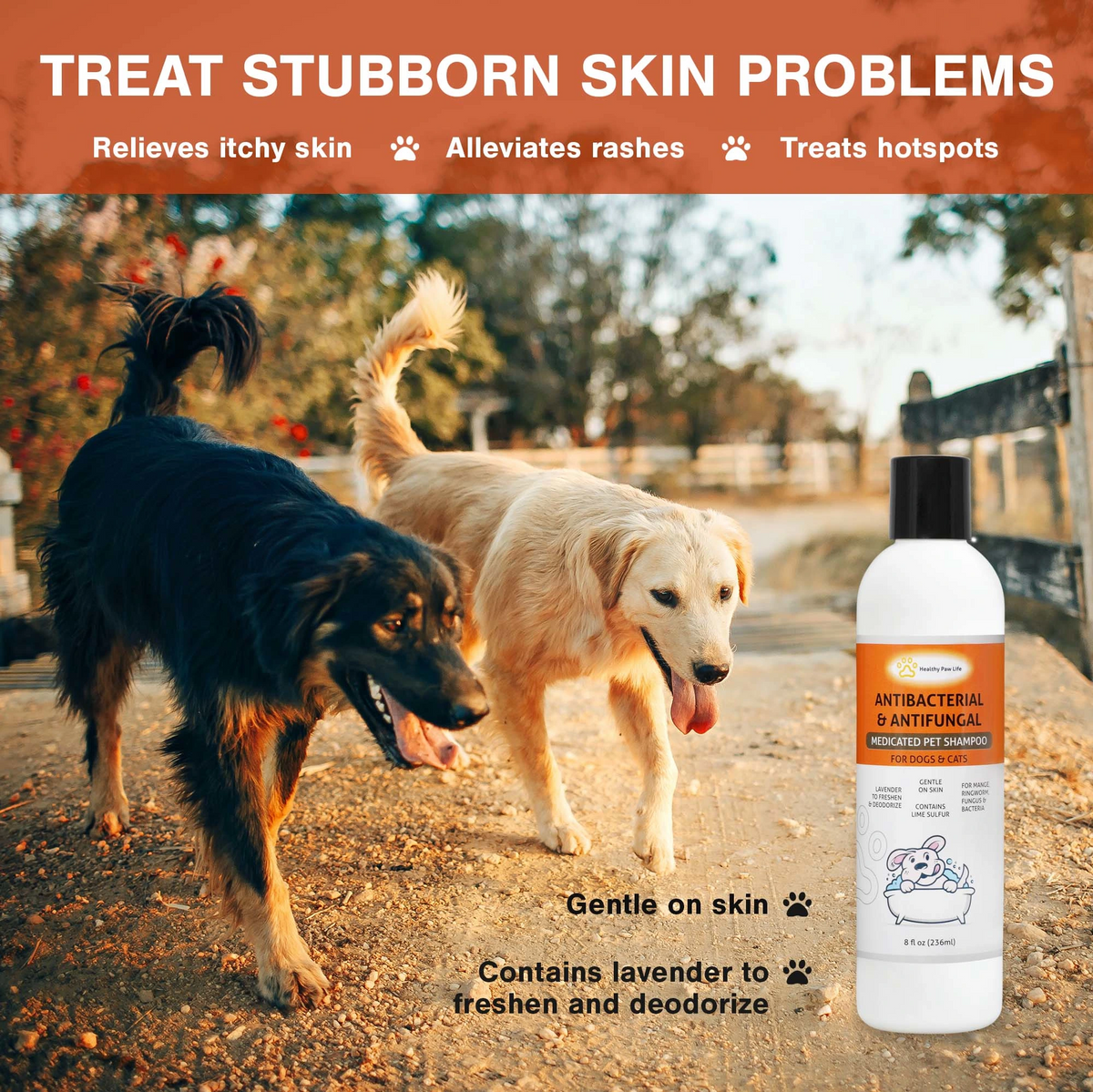 Lime Sulfur Pet Shampoo Pet Care and Veterinary Solution Safe for Pet - [[Product type]] | Buffy's