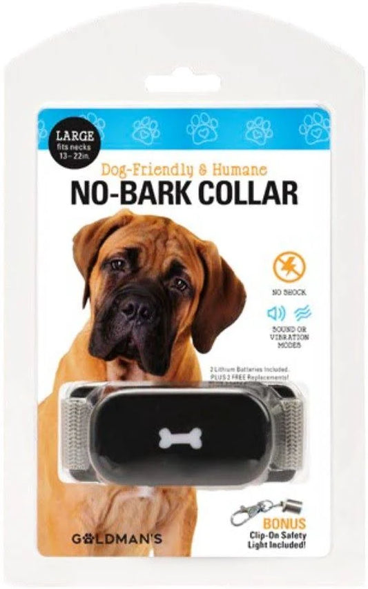 Goldman's No-Bark Training Dog Collar Friendly and Humane - Size Large - [[Product type]] | Buffy's