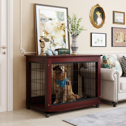 39” Length Furniture Style Pet Dog Crate Cage End Table - [[Product type]] | Buffy's