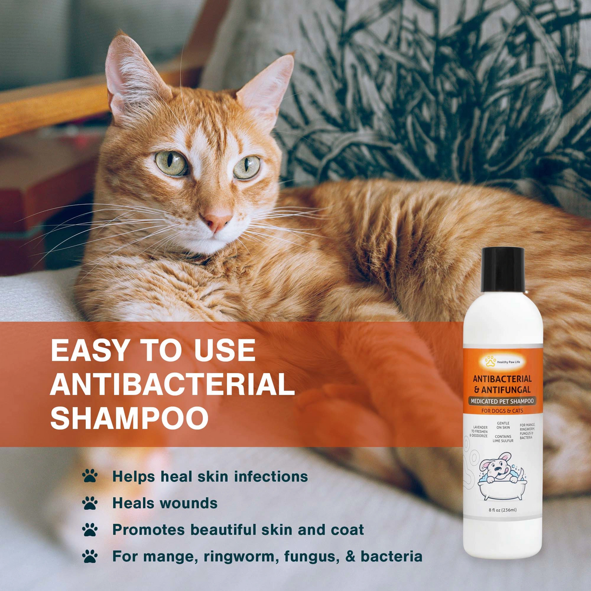 Lime Sulfur Pet Shampoo Pet Care and Veterinary Solution Safe for Pet - [[Product type]] | Buffy's