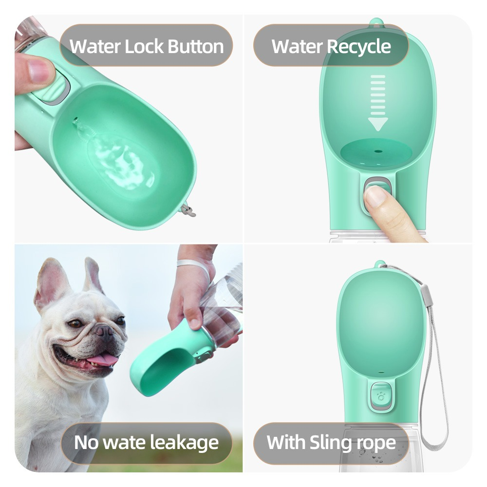 Outdoor Pet Dog Feeder Bowls Cats Dogs Travel Water Dispenser Feeder - [[Product type]] | Buffy's