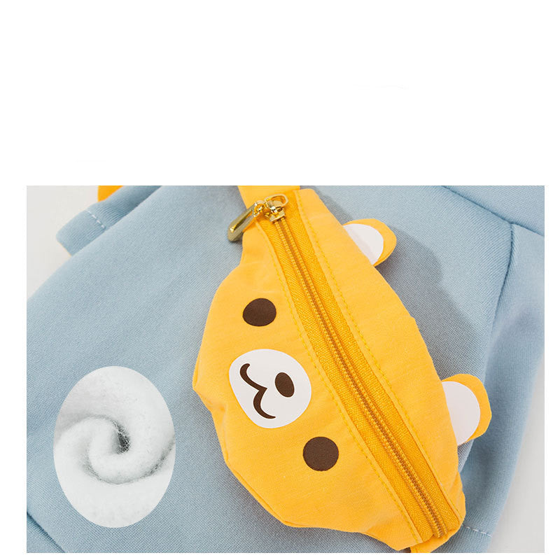 Dog Cartoon Cute Jumper Two-legged Cat Pet Clothes Coat