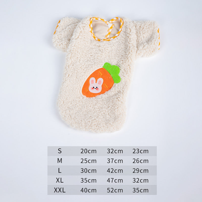 Cat Winter Warm Fleece Jumper Pet Clothes Coat