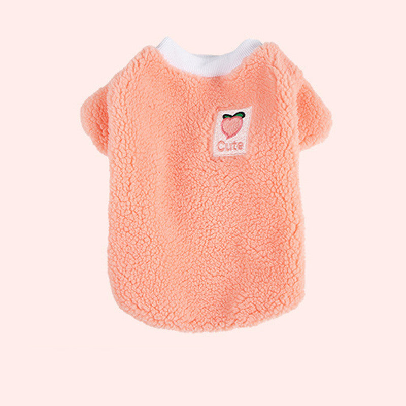 Fleece Cute Cartoon Cat Jumper Pet Winter Warm Clothes