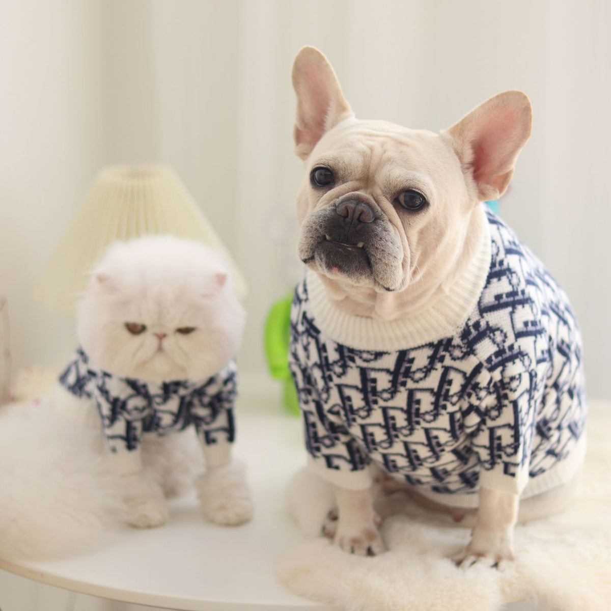 Pet Sweater Dog Cat Winter Knitted Jumper Clothes