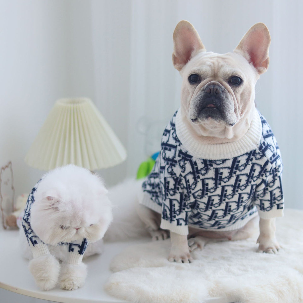 Pet Sweater Dog Cat Winter Knitted Jumper Clothes