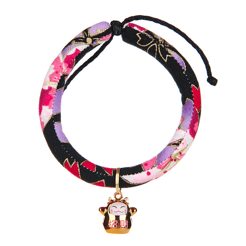 Pet Cat Necklace Adjustable Collar With Bells