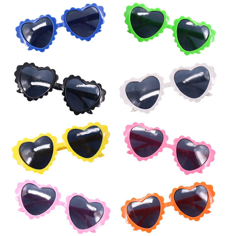 Creative Lace Love Pet Dog Cat Sunglasses