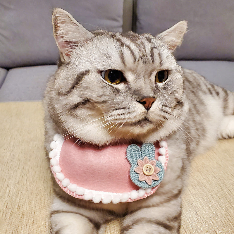 Cute Cat Animals Bandana Bibs