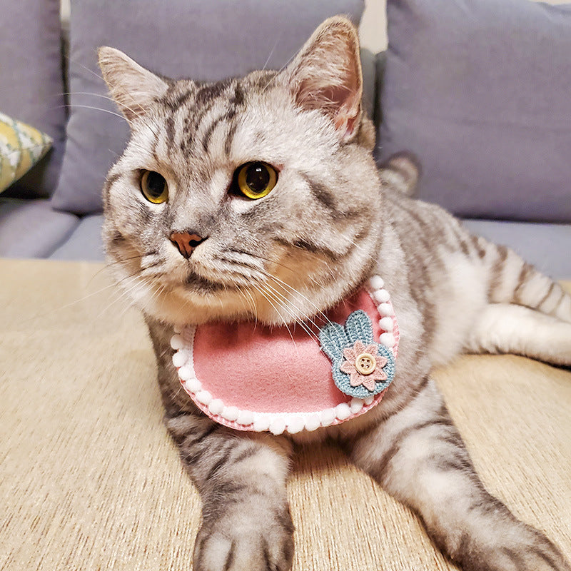 Cute Cat Animals Bandana Bibs