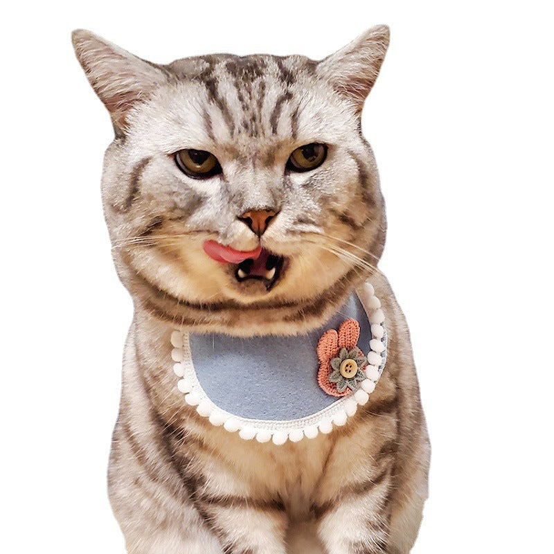 Cute Cat Animals Bandana Bibs