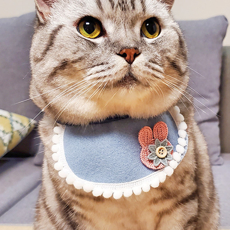 Cute Cat Animals Bandana Bibs