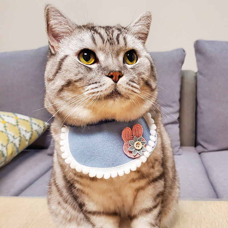 Cute Cat Animals Bandana Bibs