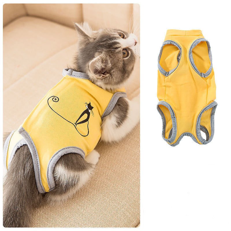 Spring Summer Cat Sterilization Suit Anti-licking Surgery After Recovery