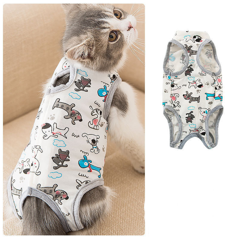 Spring Summer Cat Sterilization Suit Anti-licking Surgery After Recovery