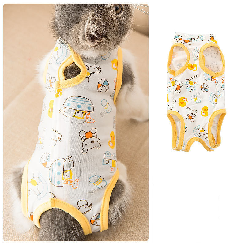 Spring Summer Cat Sterilization Suit Anti-licking Surgery After Recovery
