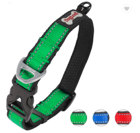 Reflecting Nylon Dog Collar Pet Neck Collar