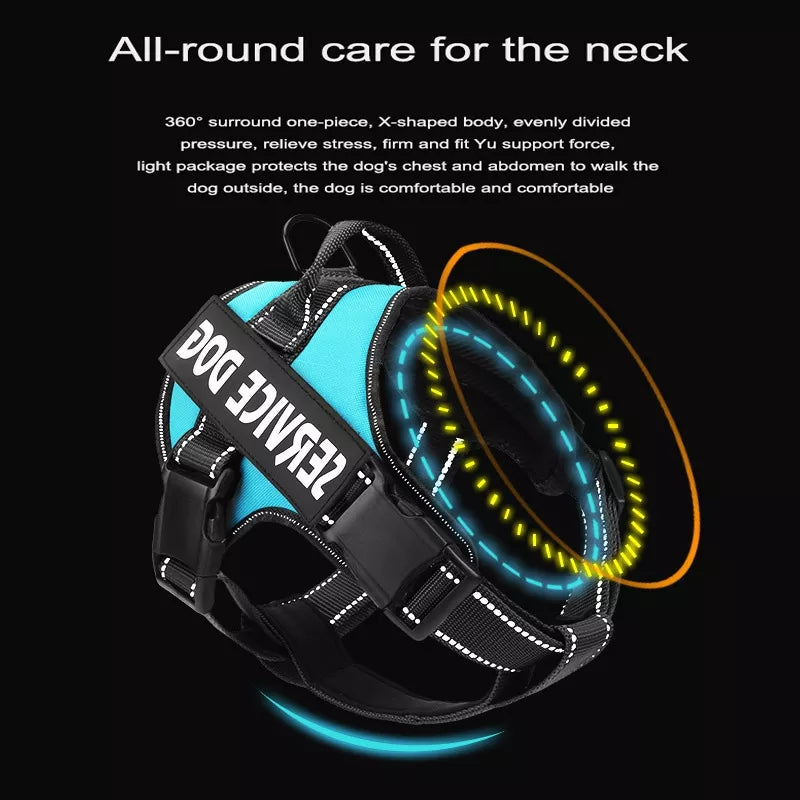 Dog Outdoor Walking Harnesses Neck Strap