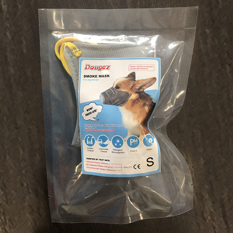 Washable Anti Barking Smog Dog Muzzle