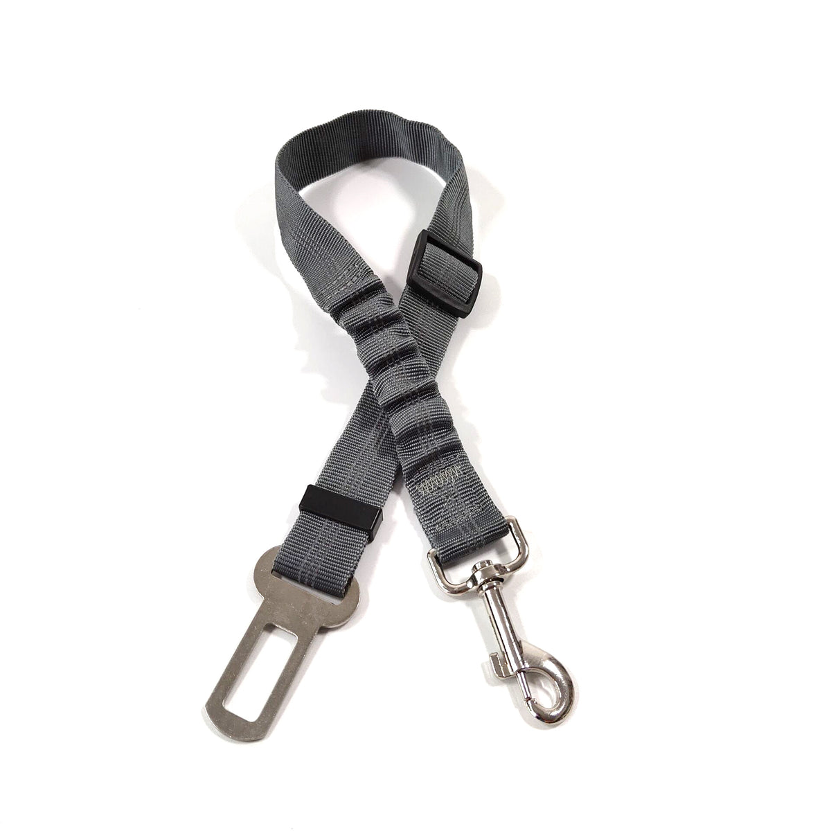 Dog Seat Belt Car Harness Durable Nylon Reflective Bungee Fabric Tether