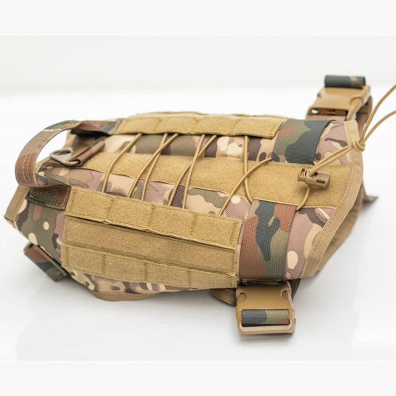 Pet Dog Outdoor Training Tactical Harness Vest With Leash