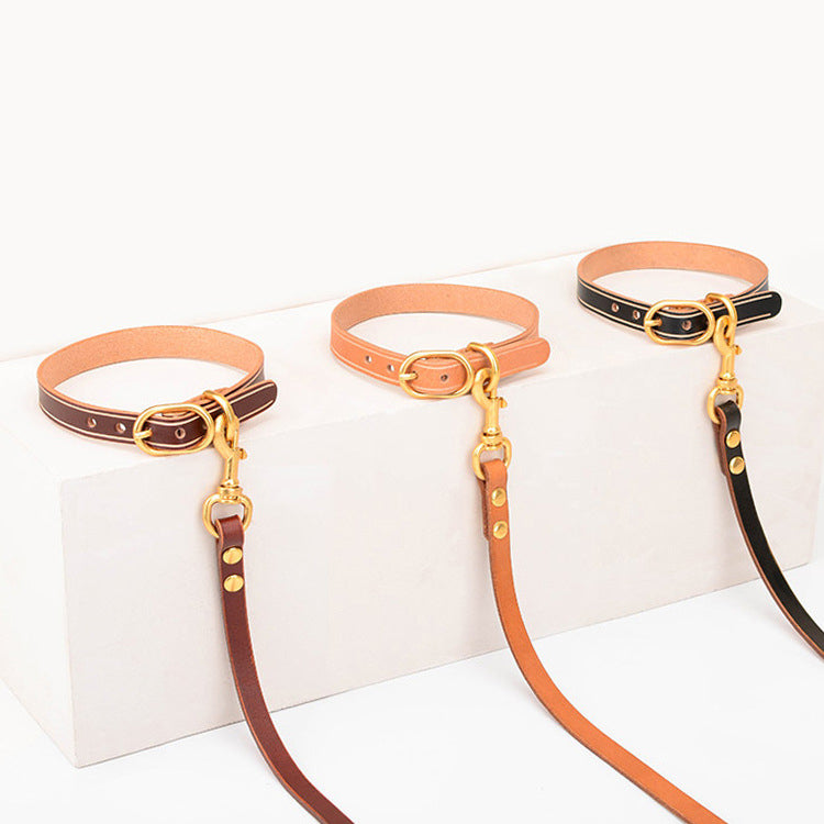 Pet Dog Leather Collars