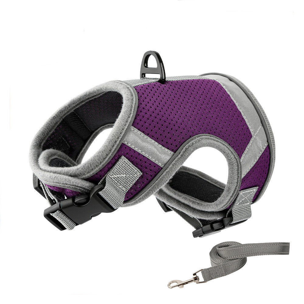 Pet Dog Strap Harness Leash Set